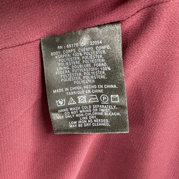 Moulinette Soeurs maron purple sleeveless ruched waist dress size 0 - Picture 6 of 6